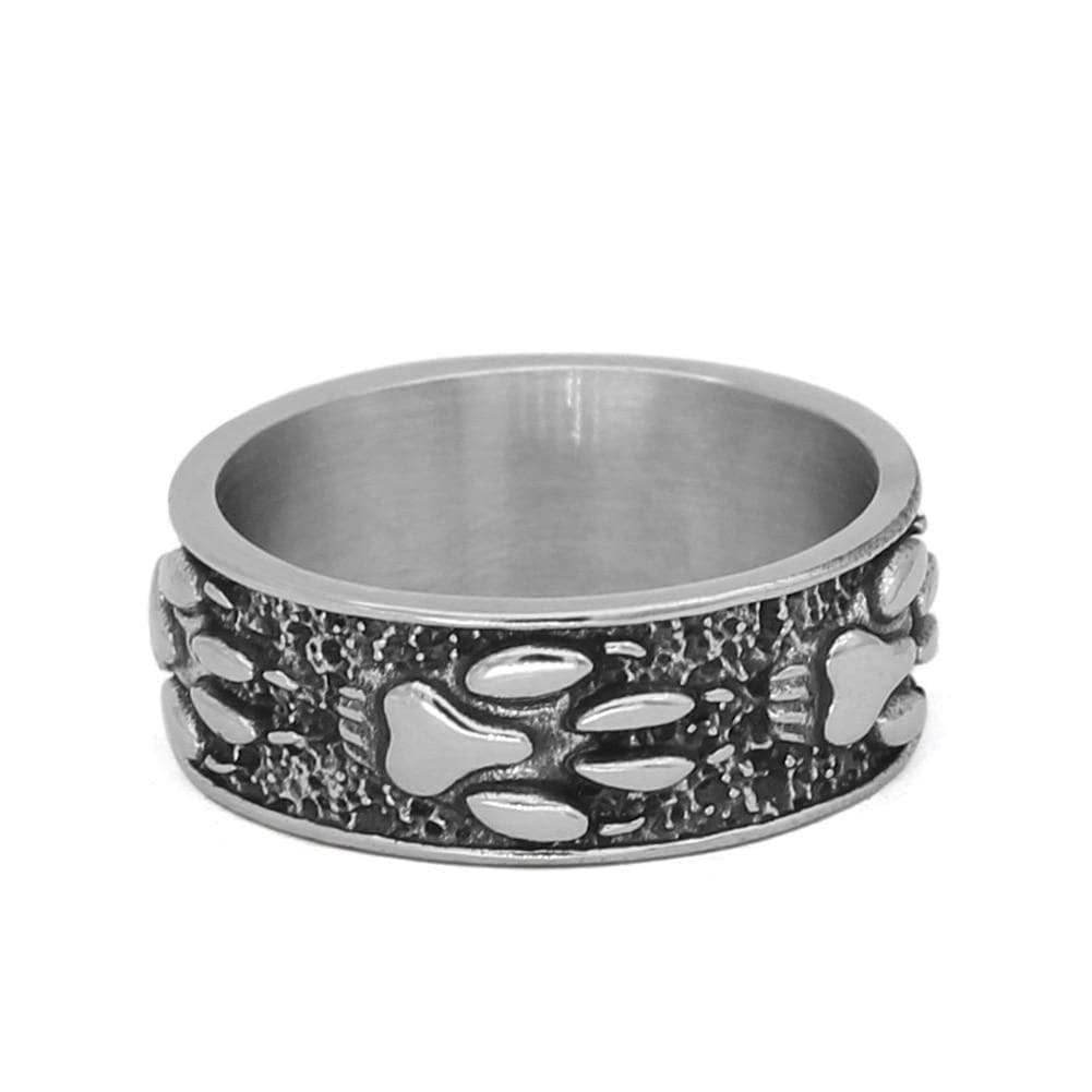 Viking Wolf Paw Ring - 9