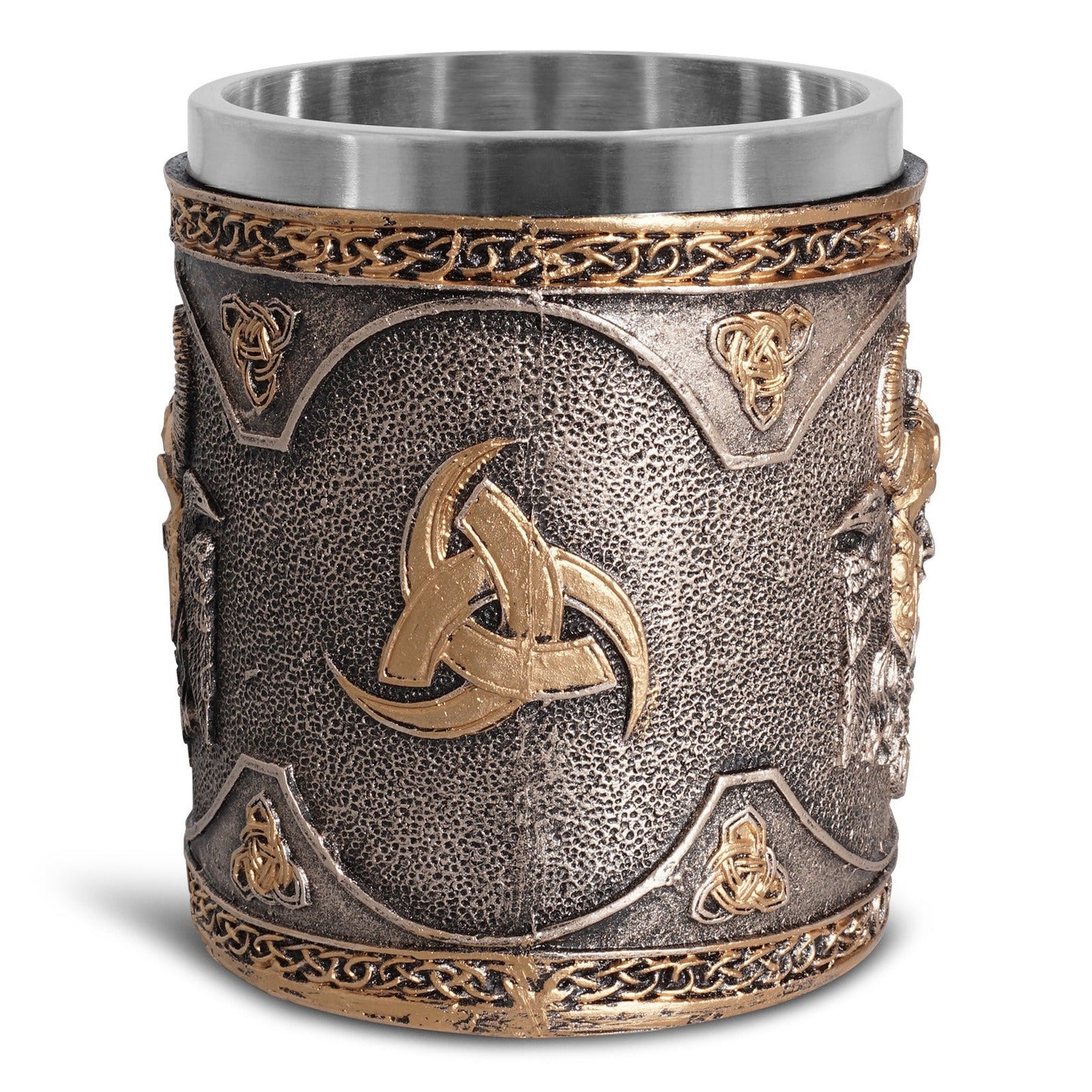 Viking Wine Cup Resin Skull Head Cup