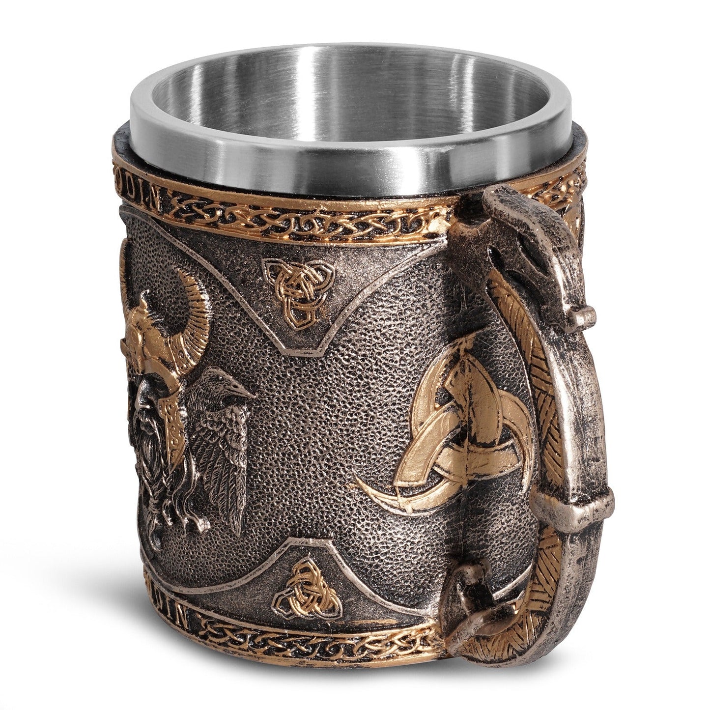 Viking Wine Cup Resin Skull Head Cup