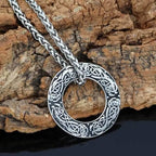 Viking Jörmungandr Necklace - Metal Chain / 60 CM / 24 IN