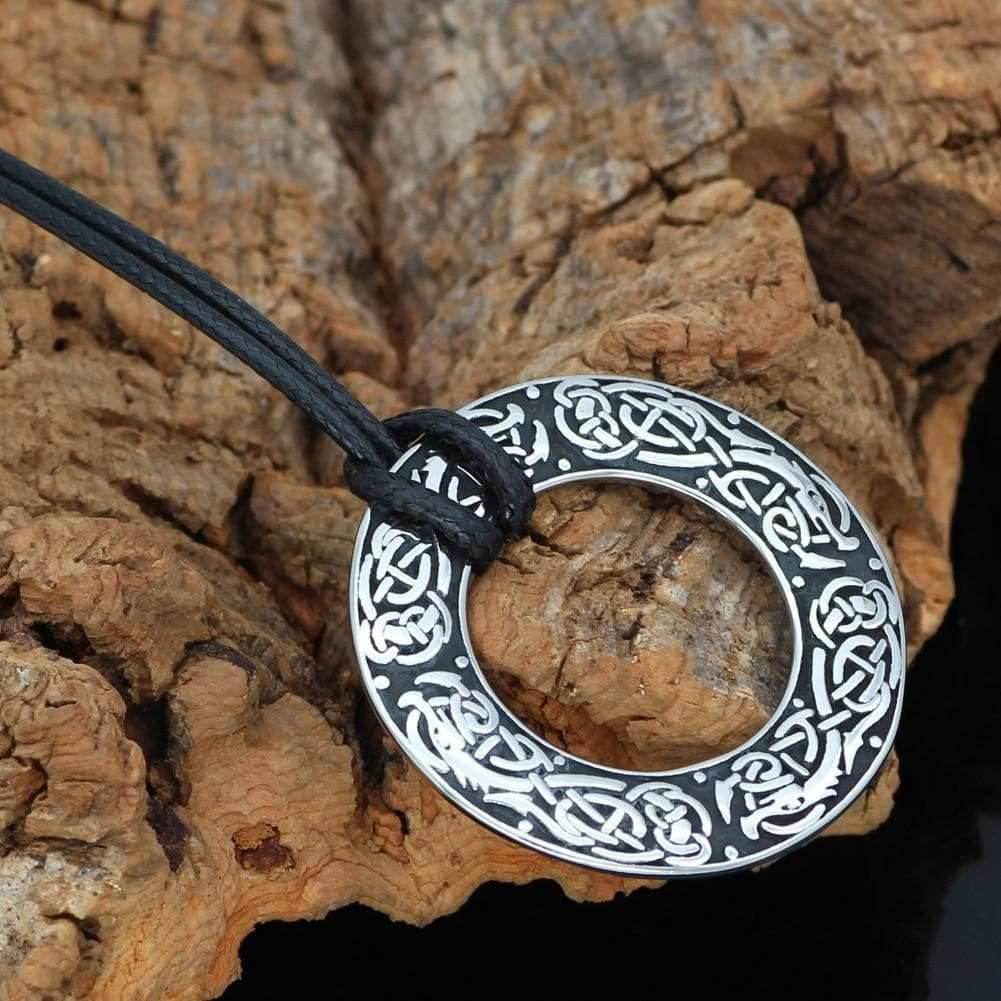 Viking Jörmungandr Necklace - Metal Chain / 60 CM / 24 IN