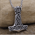 Vikings Thor's Hammer Pendant Necklace - 