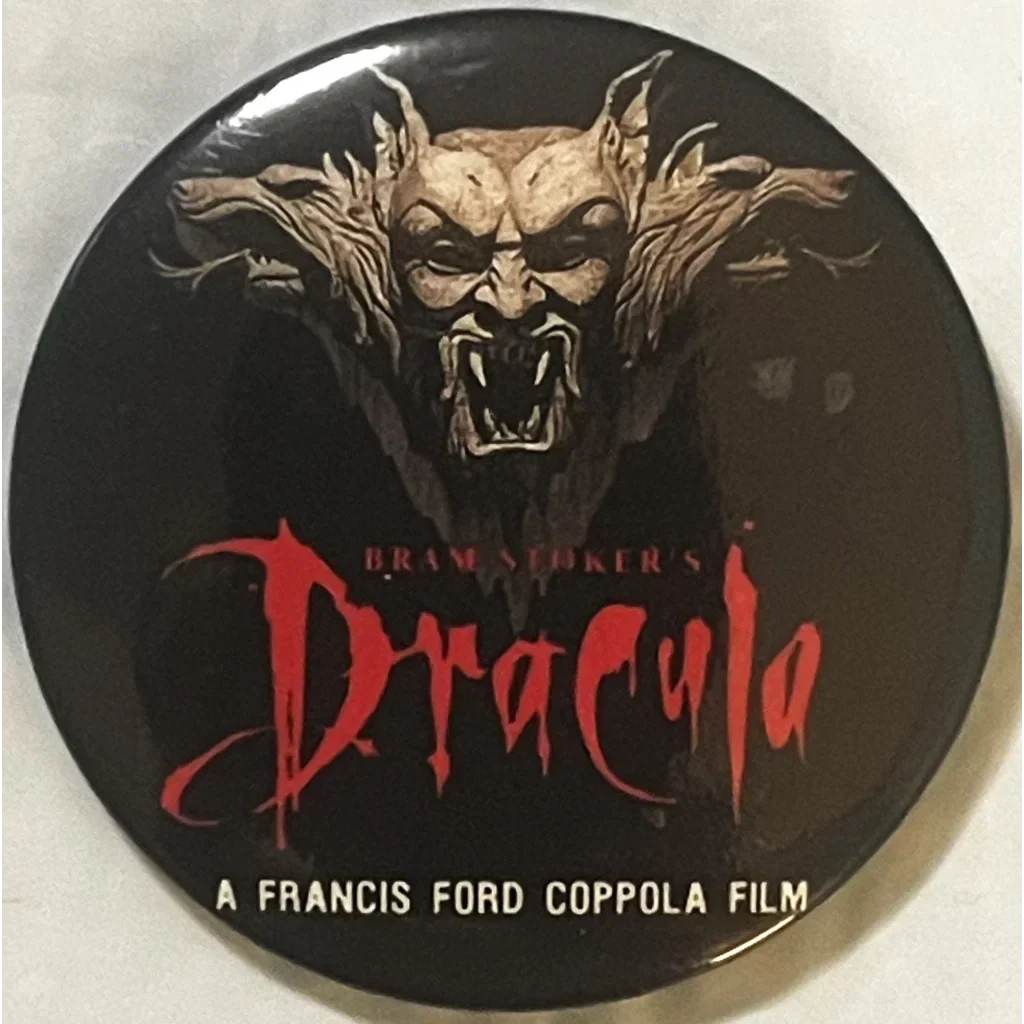 Vintage 1992 Bram Stoker’s Dracula Movie Promo Pin | Coppola Film