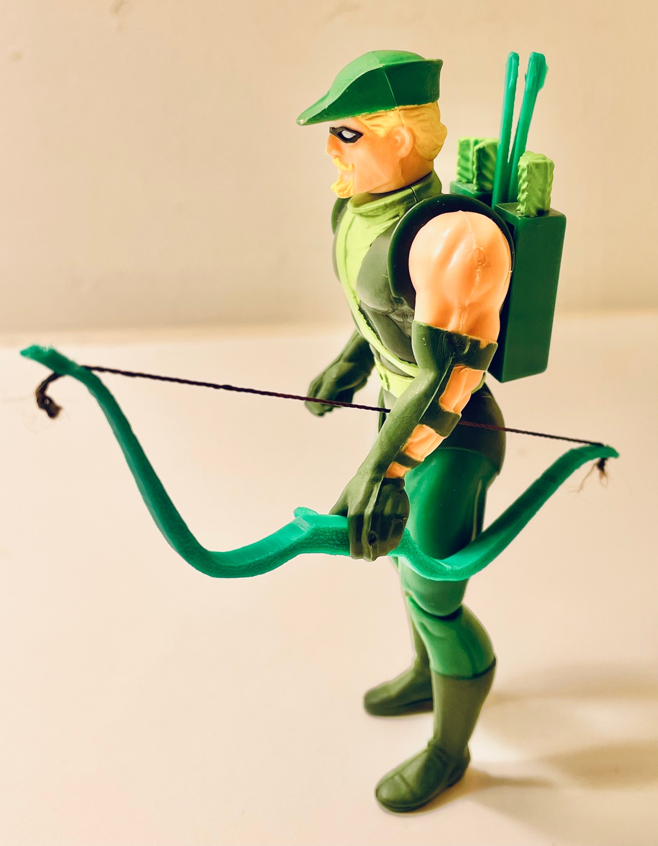 Vintage Kenner DC Super Powers Green Arrow Bow & Arrows Repro Part 1984 1985