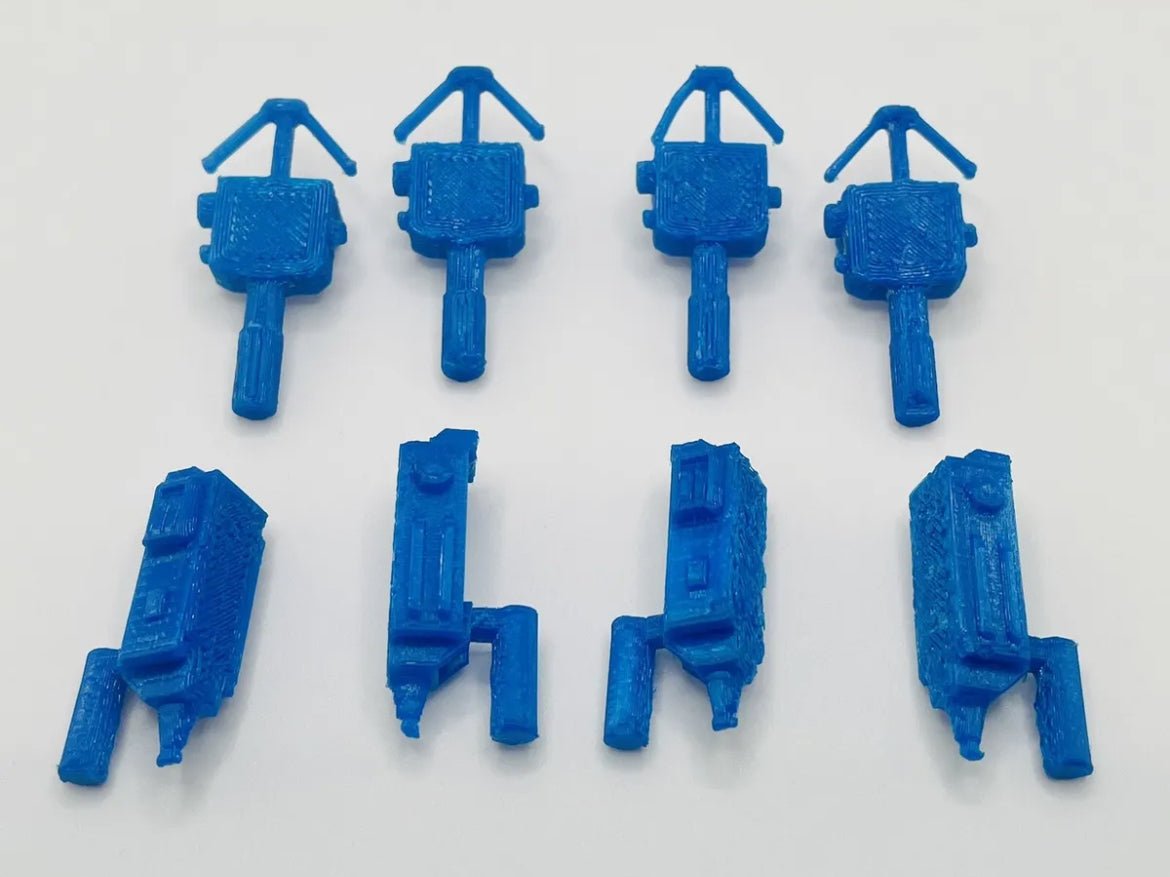 Vintage Kenner The Real Ghostbusters Animated Series Set Of PKE Meter & Traps 8 Repro Parts