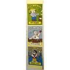 Vintage 1980s Trash Can Tots Complete Series Stickers 🗑️ NOS Vending Set, 10 Strips / 30 Characters