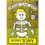 Vintage 1980s Trash Can Tots Complete Series Stickers 🗑️ NOS Vending Set, 10 Strips / 30 Characters