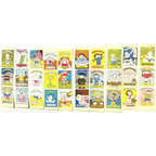 Vintage 1980s Trash Can Tots Complete Series Stickers 🗑️ NOS Vending Set, 10 Strips / 30 Characters