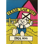 Vintage 1980s Trash Can Tots Complete Series Stickers 🗑️ NOS Vending Set, 10 Strips / 30 Characters