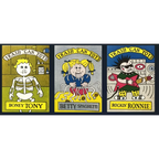 Vintage 1980s Trash Can Tots Complete Series Stickers 🗑️ NOS Vending Set, 10 Strips / 30 Characters