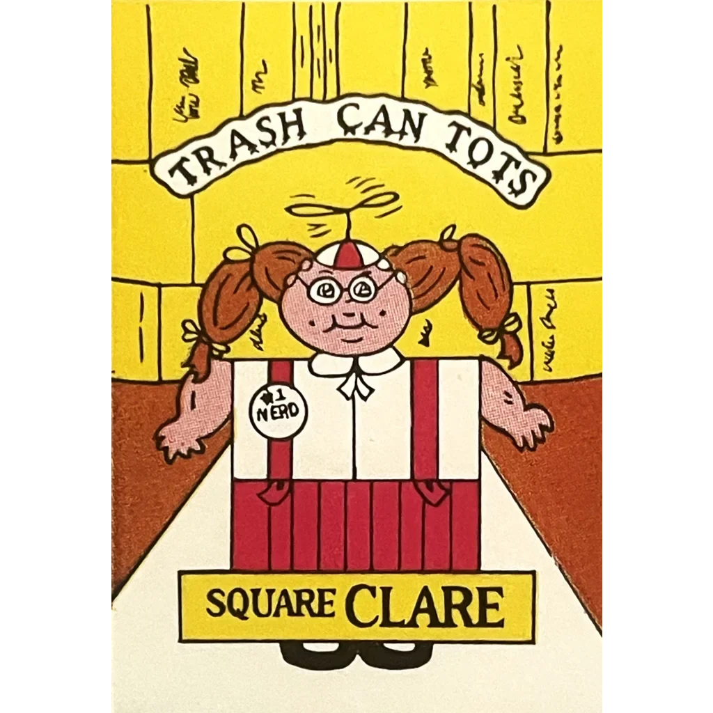 Vintage 1980s Trash Can Tots Complete Series Stickers 🗑️ NOS Vending Set, 10 Strips / 30 Characters
