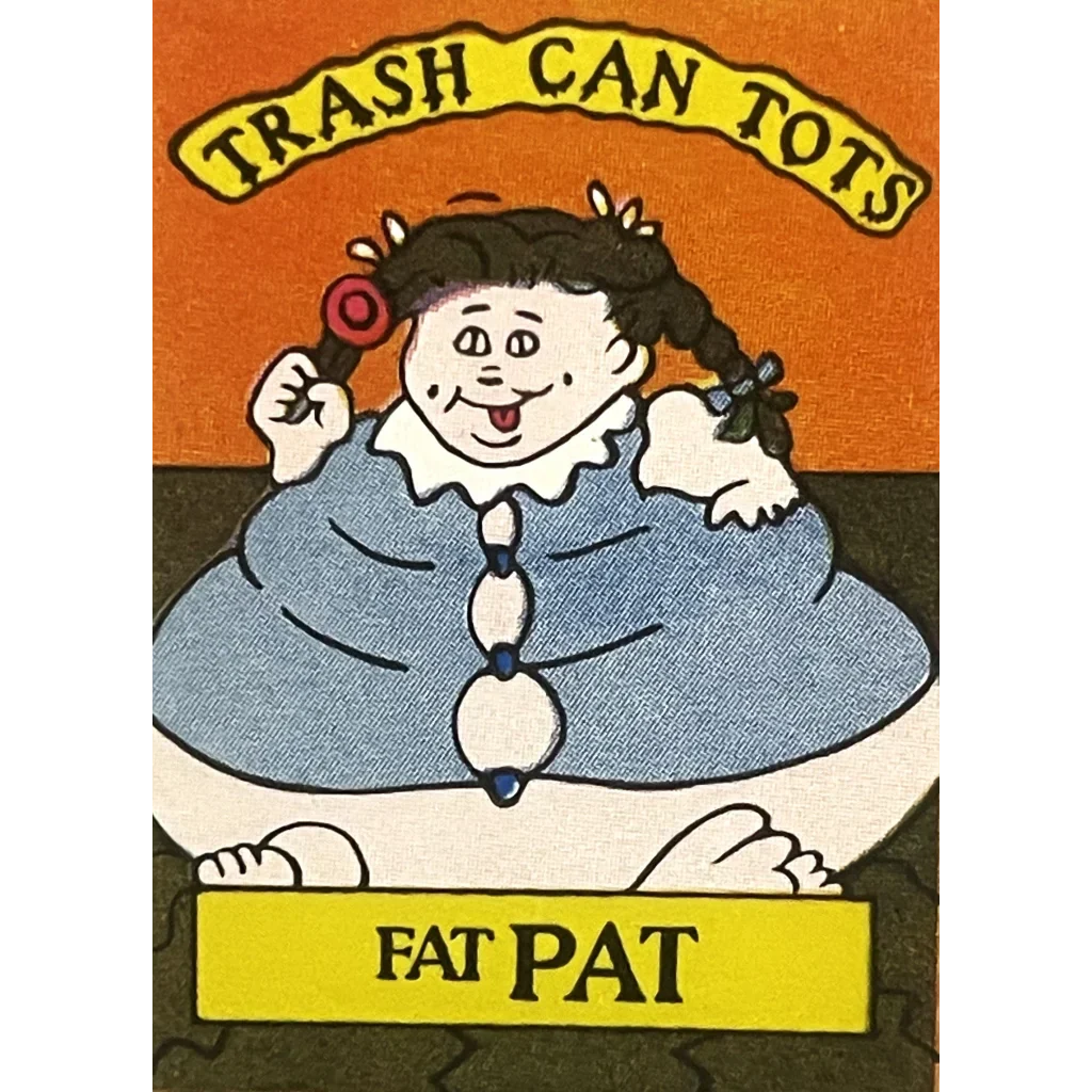 Vintage 1980s Trash Can Tots Complete Series Stickers 🗑️ NOS Vending Set, 10 Strips / 30 Characters