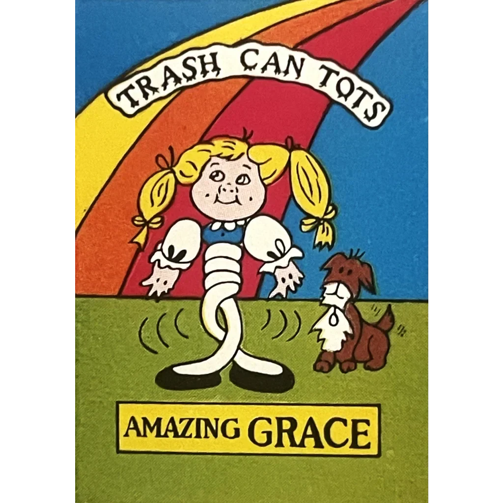 Vintage 1980s Trash Can Tots Complete Series Stickers 🗑️ NOS Vending Set, 10 Strips / 30 Characters