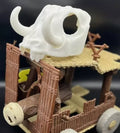 Vintage Star Wars POTF Ewok Battle Wagon Skull Repro Replacement Part Kenner Toys from Ewok Cartoon