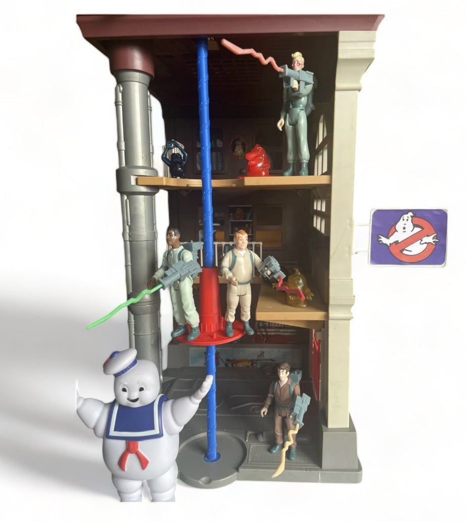 Vintage The Real Ghostbusters Firehouse Reproduction Pole & Base 1987 Real Ghostbusters Cartoon Series