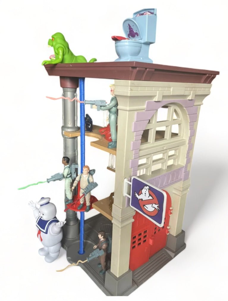 Vintage The Real Ghostbusters Firehouse Reproduction Pole & Base 1987 Real Ghostbusters Cartoon Series