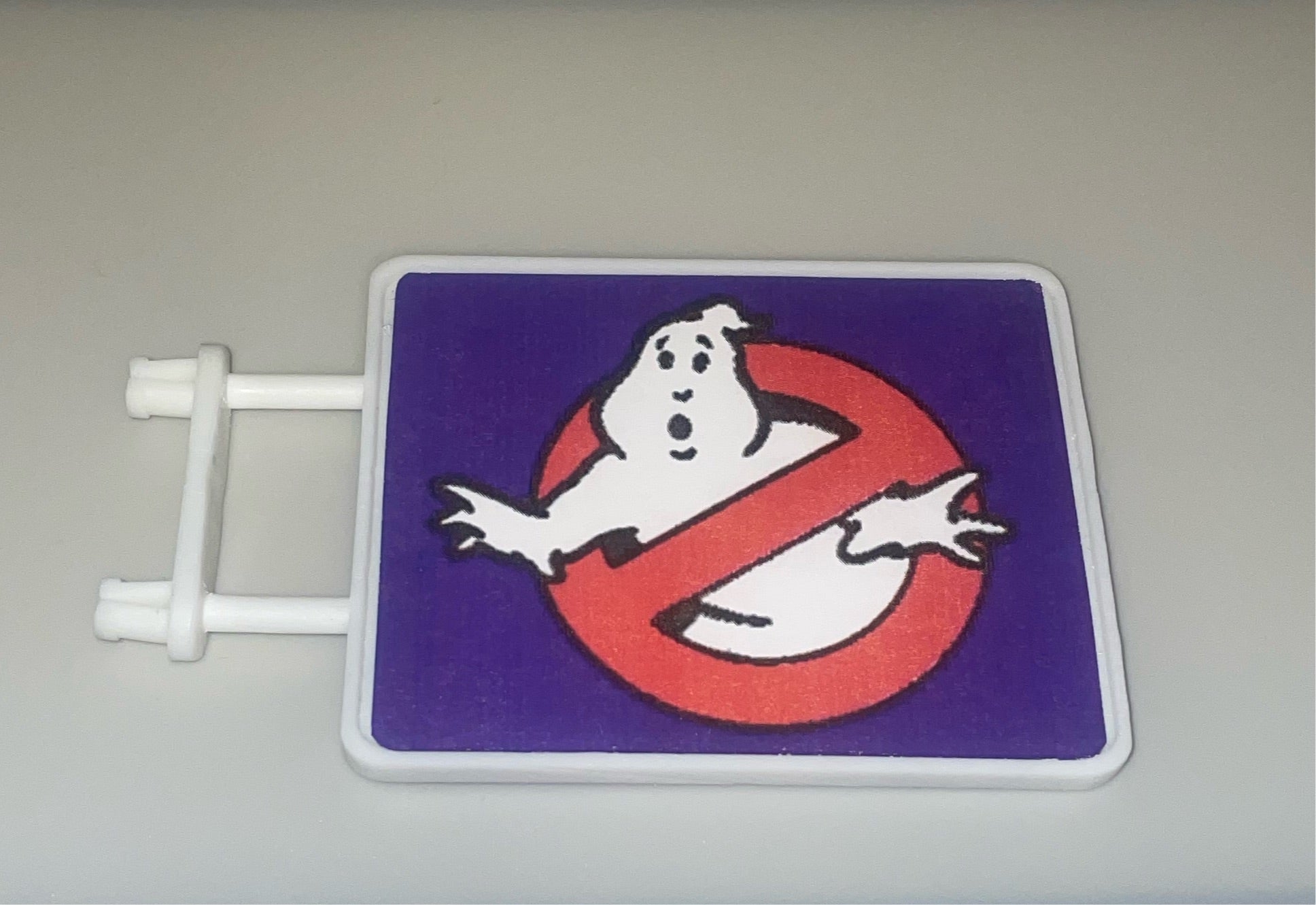 Vintage The Real Ghostbusters Firehouse Reproduction sign 1987 Kenner Toys