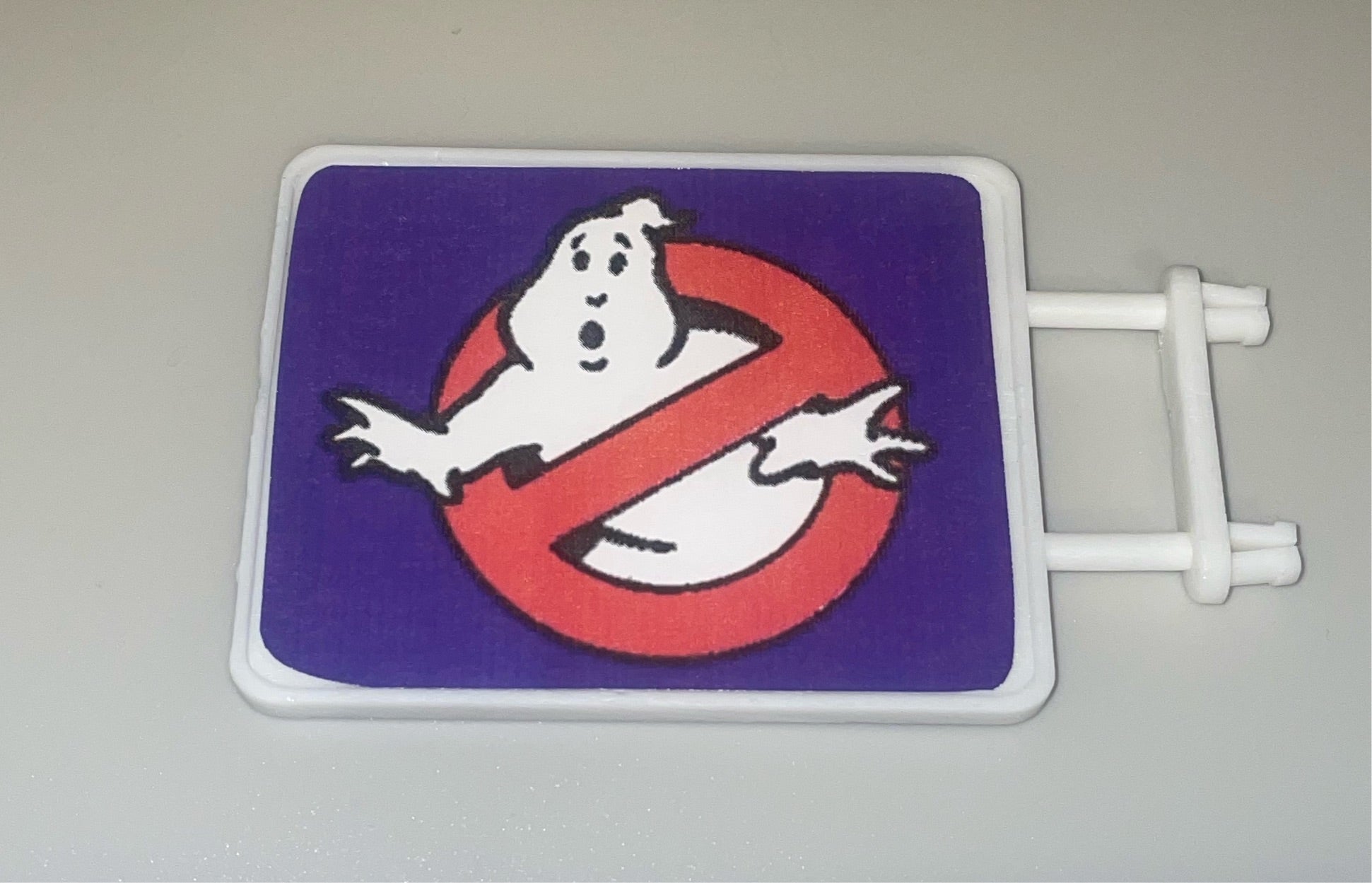 Vintage The Real Ghostbusters Firehouse Reproduction sign 1987 Kenner Toys