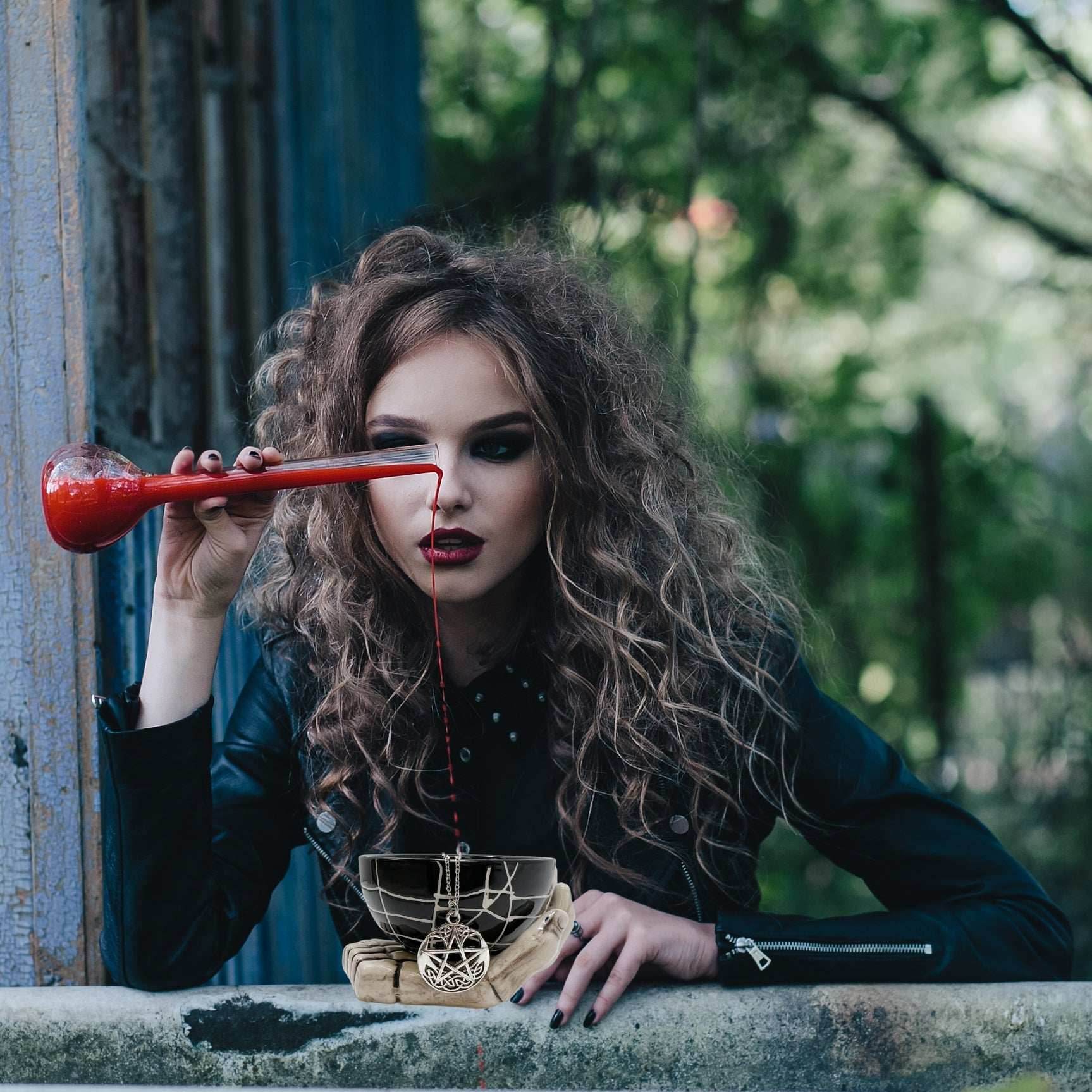 Tree of life Pentacle amulet necklace - 