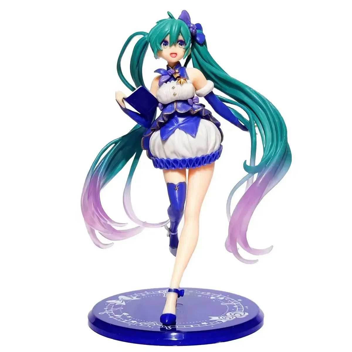Adorable Anime Miku: Chibi Virtual Idol PVC Action Figure - Winter dress Hatsune
