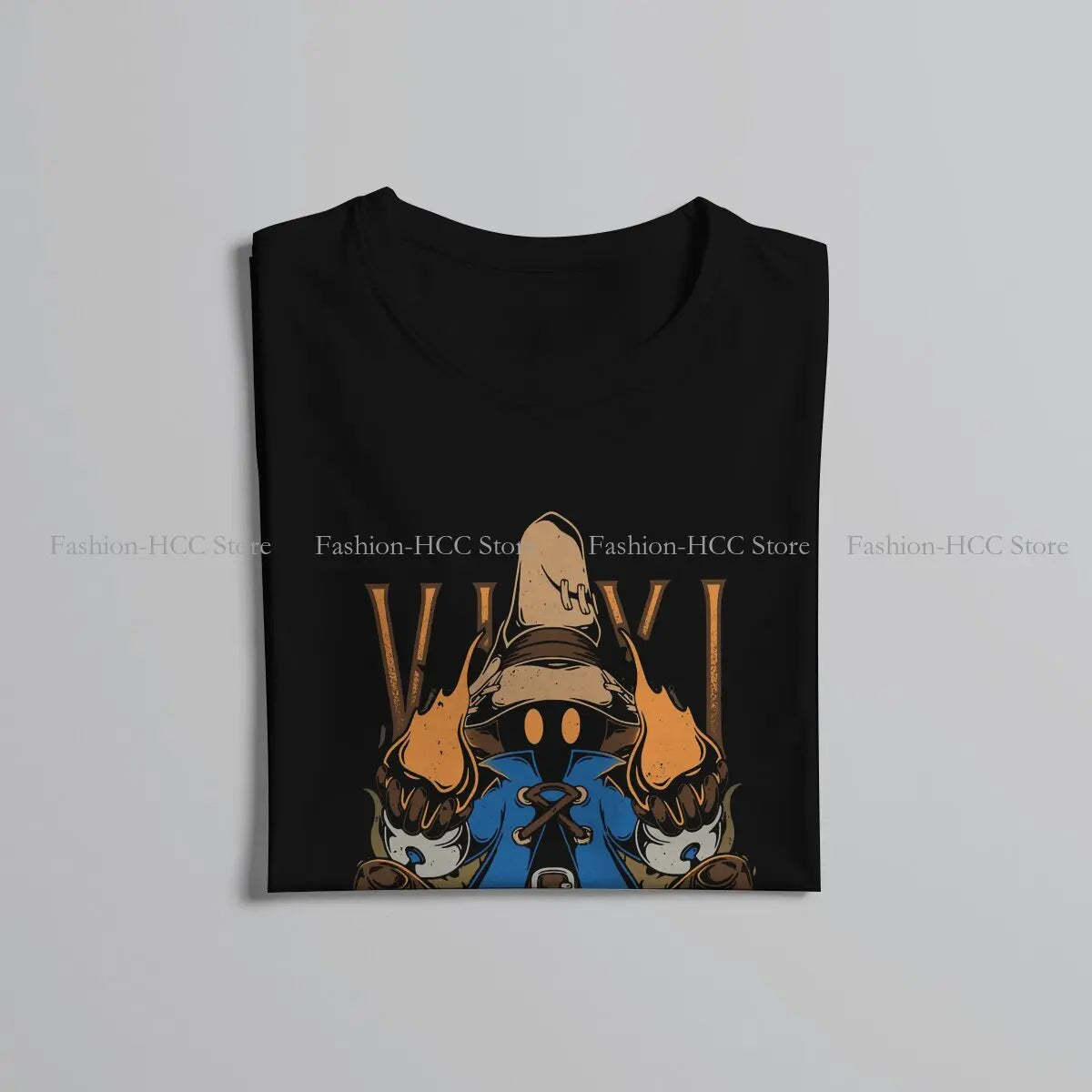 Vivi Black Mage Casual Polyester TShirt Final Fantasy Cid Game Creative Streetwear Casual T Shirt Male Tee