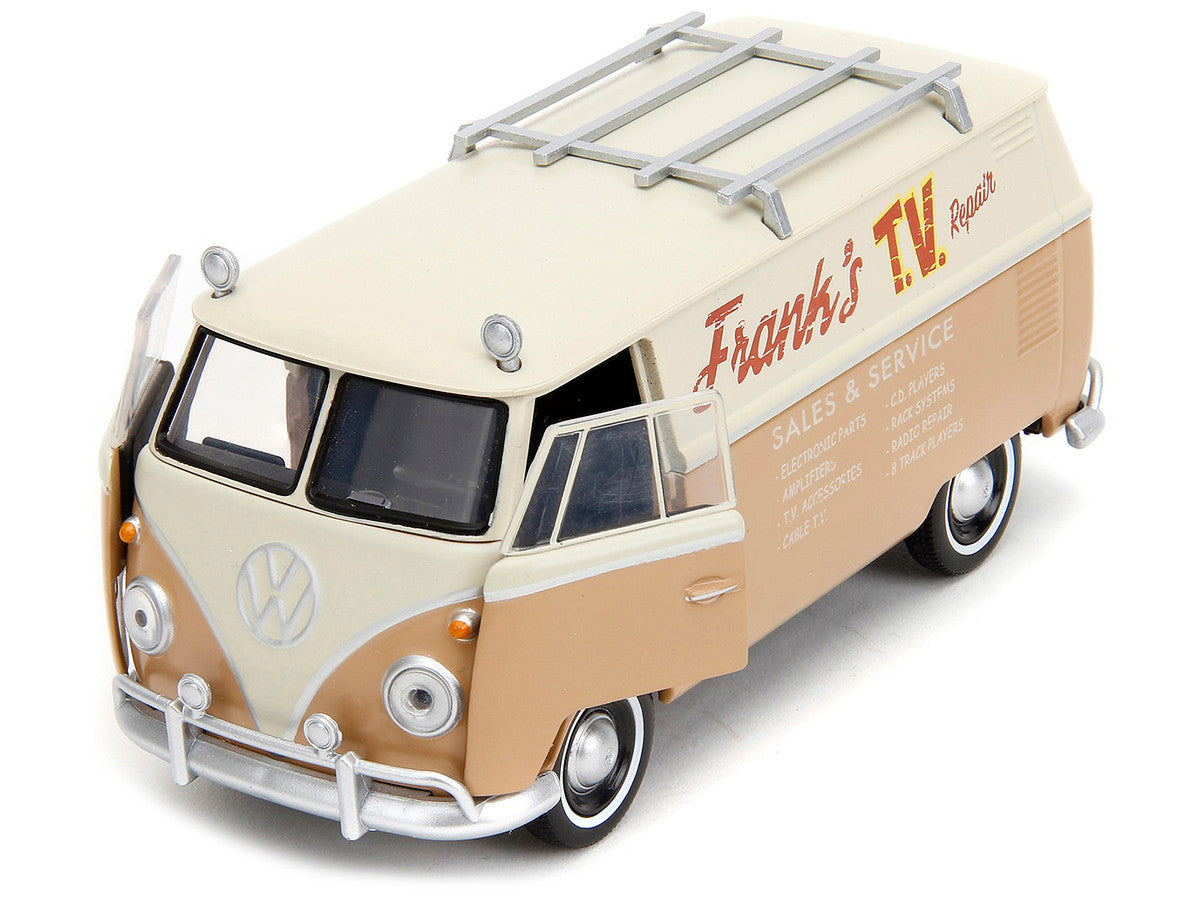 Volkswagen Bus "WheelJack" Tan and Beige "Frank's TV Repair" "Transformers: Rise of the Beasts" (2023) Movie "Hollywood Rides" Series 1/32 Diecast Model Car by Jada