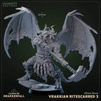 Vrakkian Ritescarred: Sculpt 3 (Male Winged Dragonborn Barbarian) - 