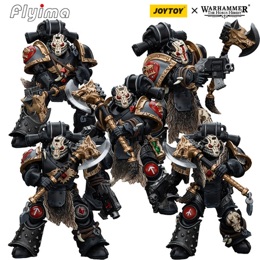 [IN STOCK] JOYTOY Warhammer 1/18 Action Figures Space Wolves Deathsworn Pack Deathsworn5PCS Model Toy Gift Free Shipping