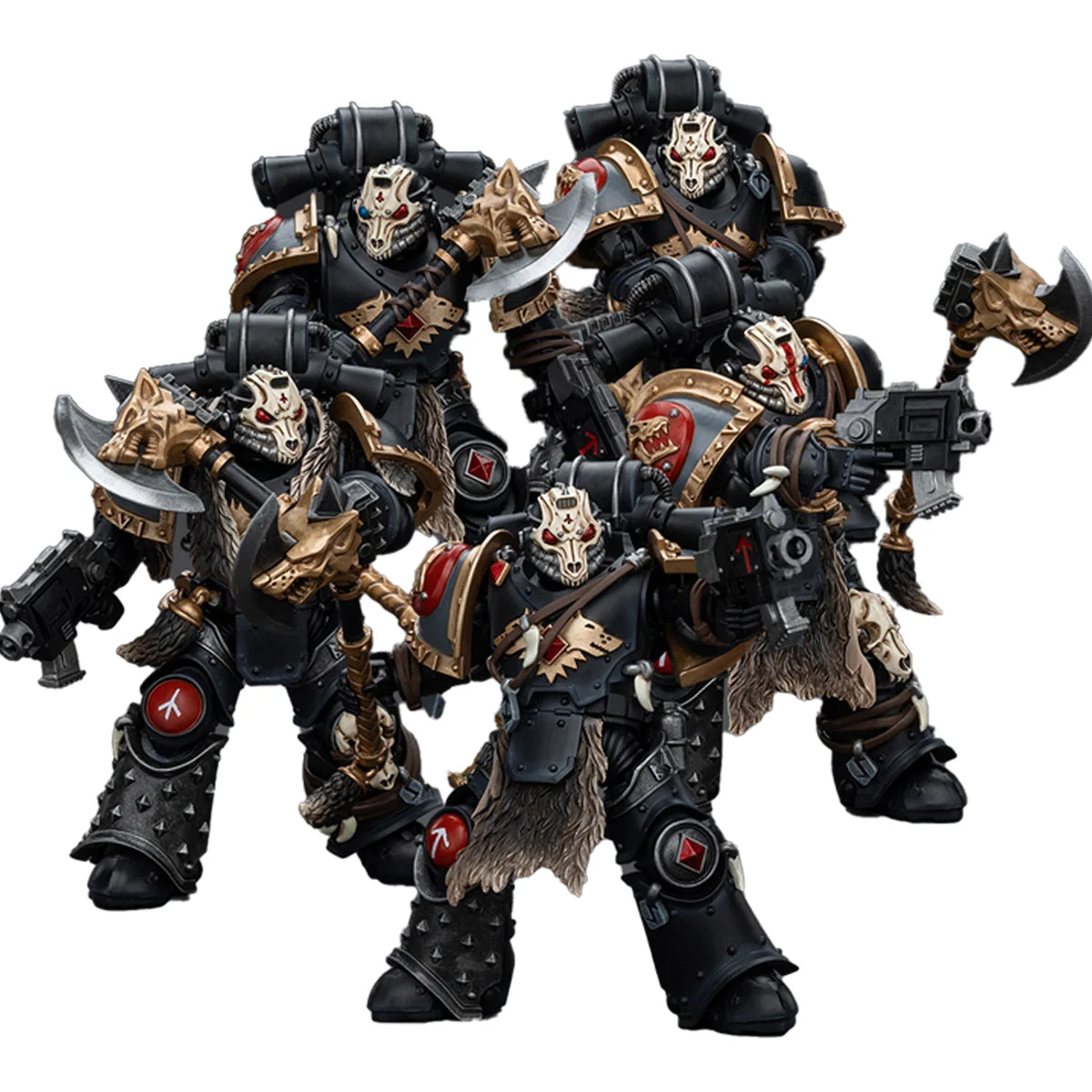 [IN STOCK] JOYTOY Warhammer 1/18 Action Figures Space Wolves Deathsworn Pack Deathsworn5PCS Model Toy Gift Free Shipping