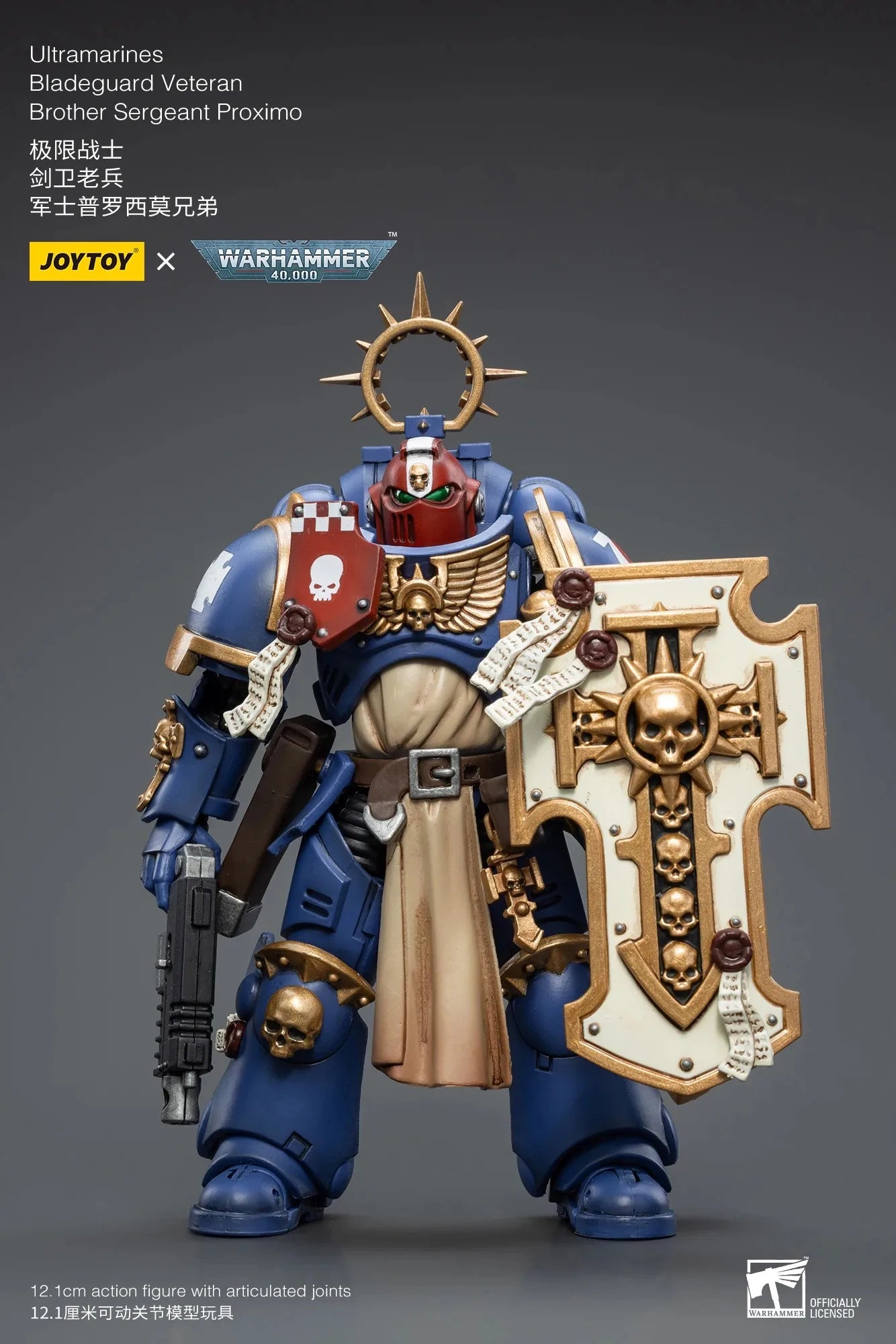 Warhammer 40K 1/18 Action Figures (3Pcs/Set) Ultramarines Bladeguard Anime Military Model Free Shipping