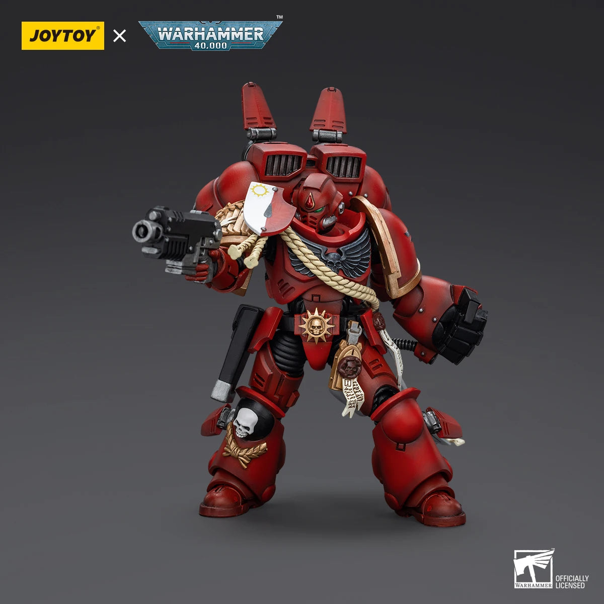 Warhammer 40K Figures Blood Angels Captain With Jump Pack V4 Legion Action Figure Anime Model Toy Kids Gift