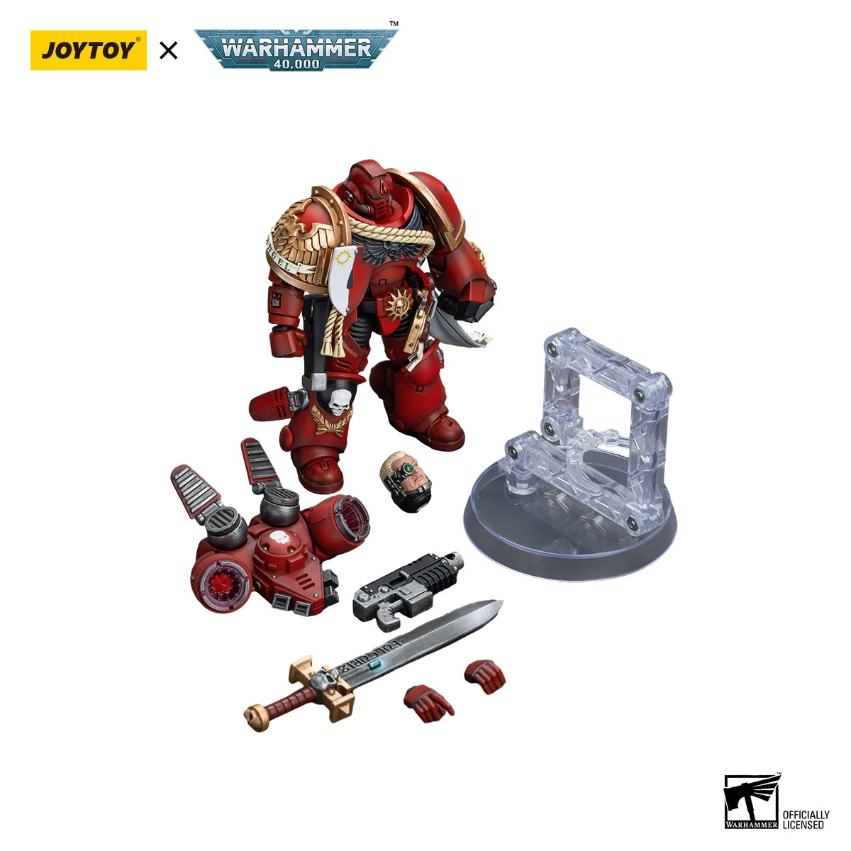 Warhammer 40K Figures Blood Angels Captain With Jump Pack V4 Legion Action Figure Anime Model Toy Kids Gift