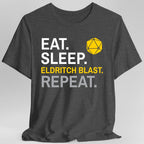 Warlock Class T-Shirt – 'Eat, Sleep, Eldritch Blast, Repeat'