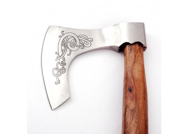 Warrior Shield Maiden Norse Viking Battle Axe | Plain Handle 