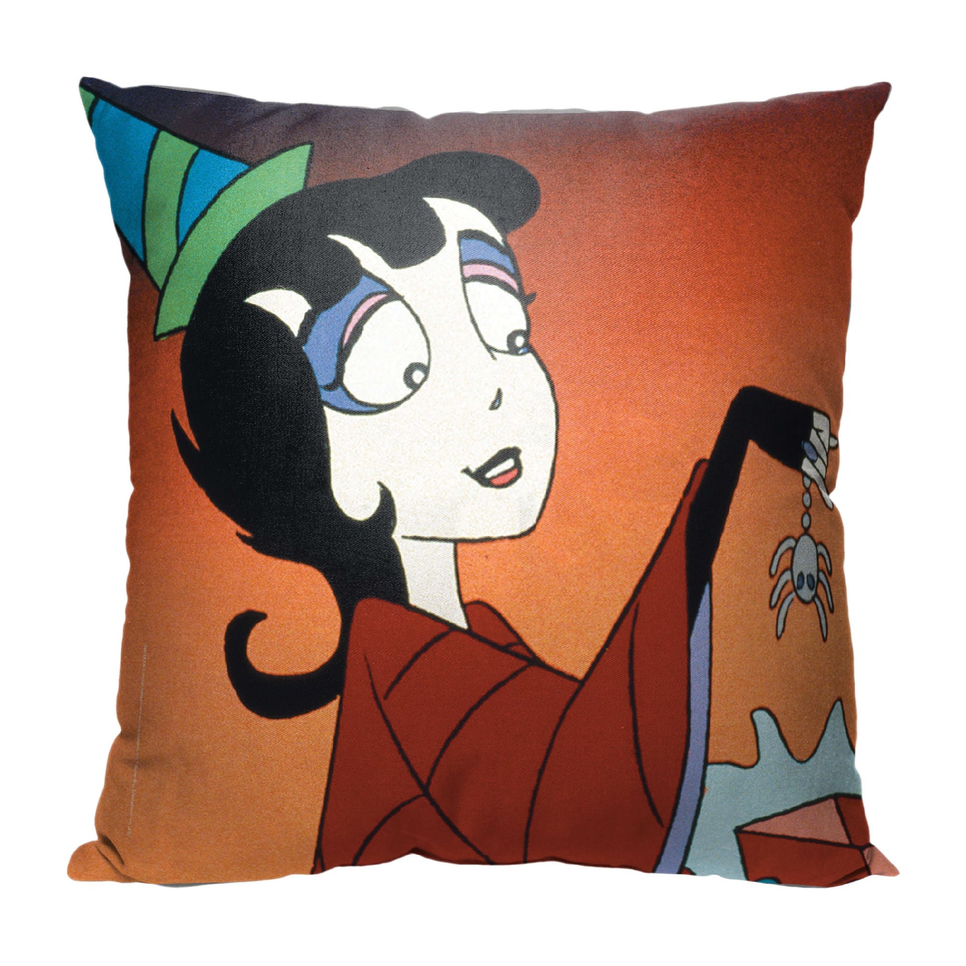 WB Beetlejuice Animated Creepy Lydia Printed Throw Pillow, 18"x18"