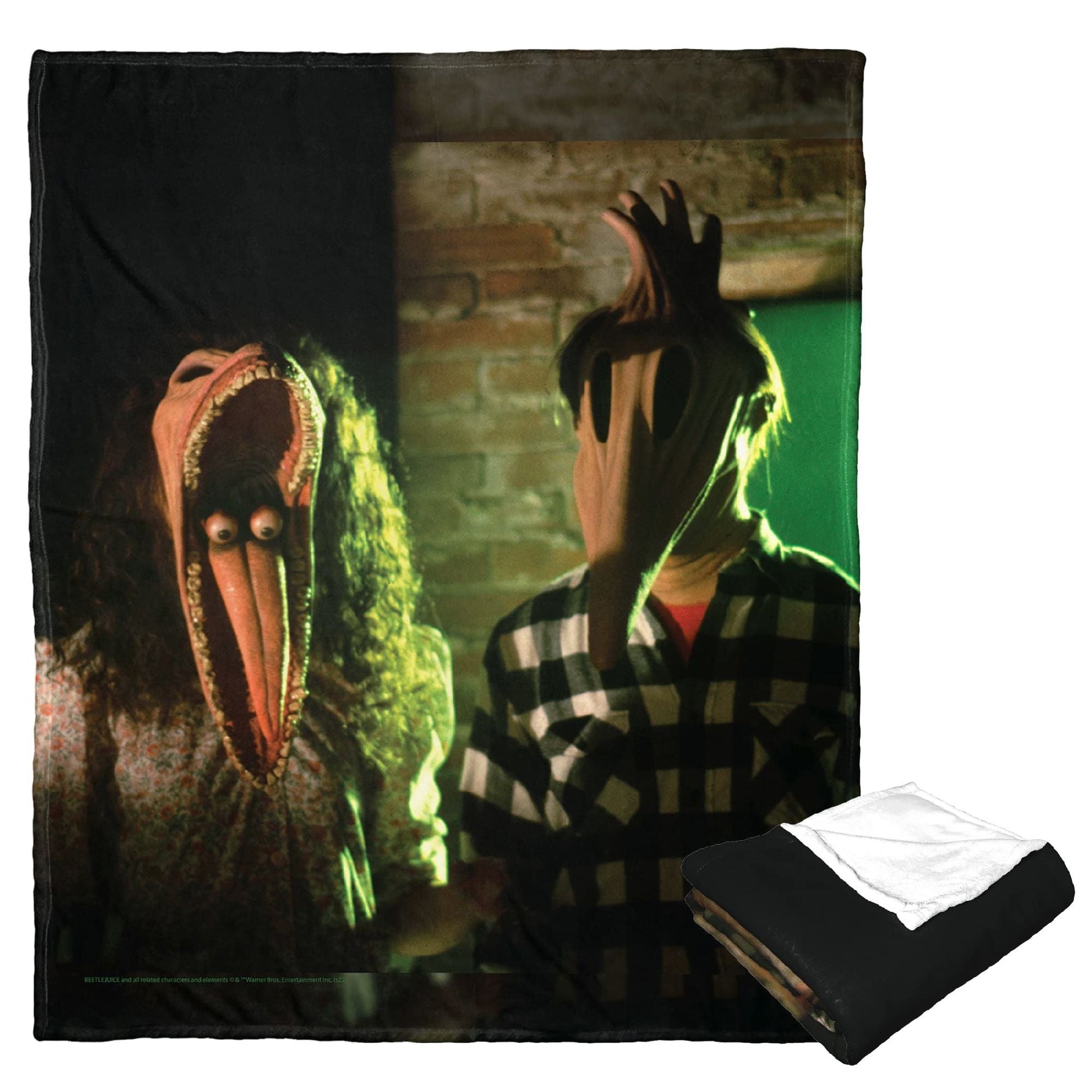 WB Beetlejuice, Deformed, Silk Touch Throw 50" x 60"