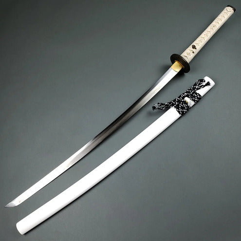 White Lotus Kobuse-Kitae Katana by Mushashi