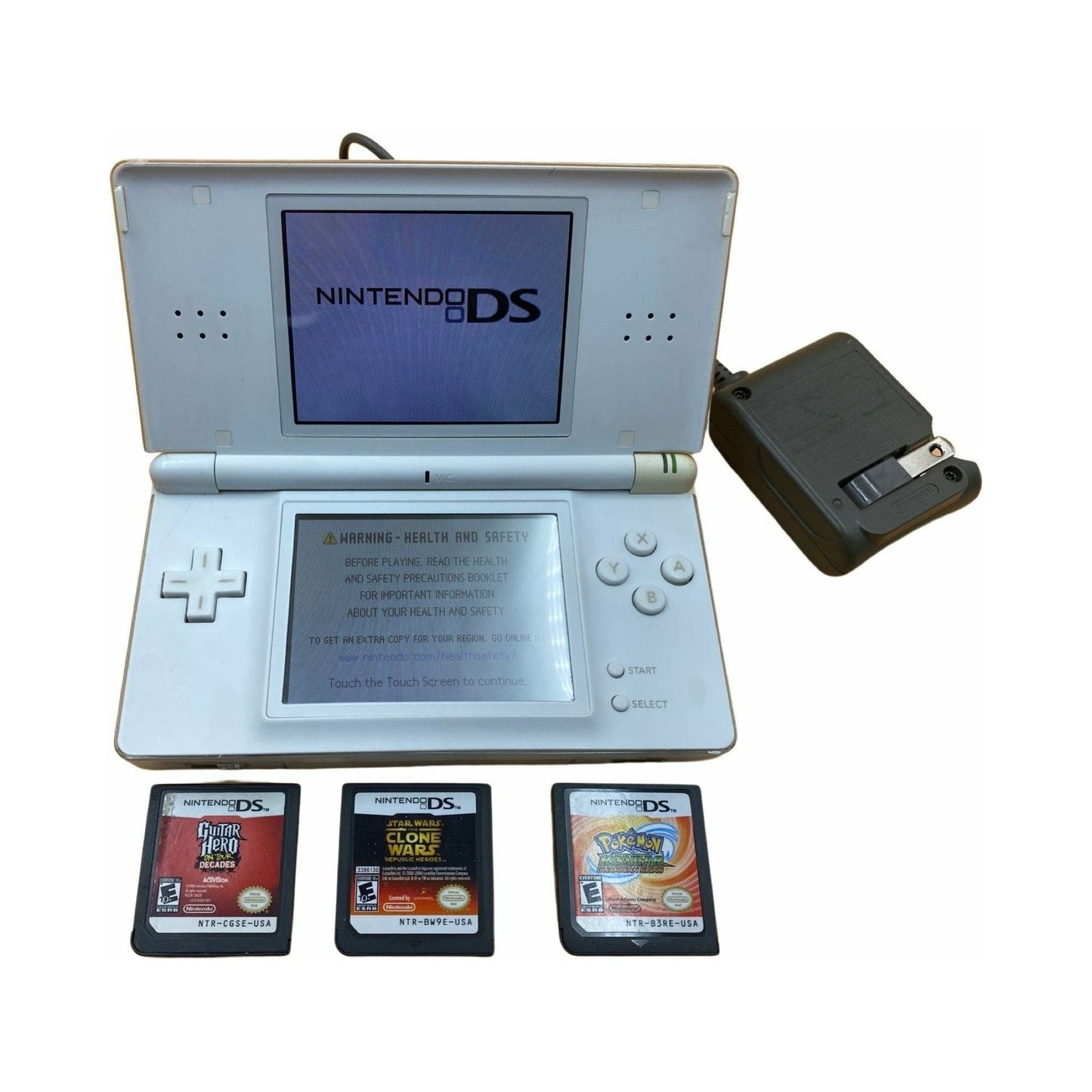 White Nintendo DS Lite (With Pokemon Ranger: Guardian Signs)