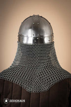 Viking Helmet with Aventail 1,6mm Polished