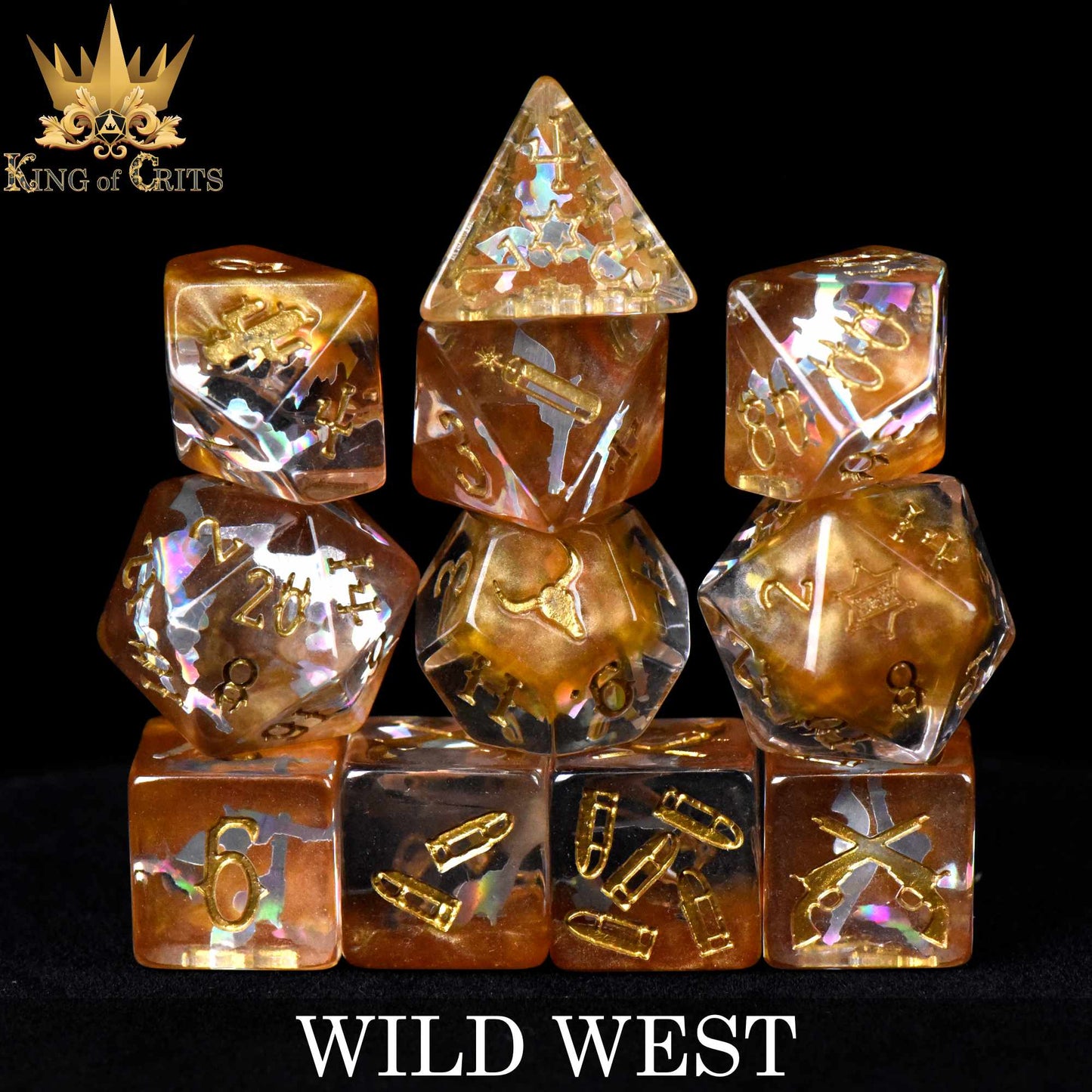 Wild West 11 Dice Set