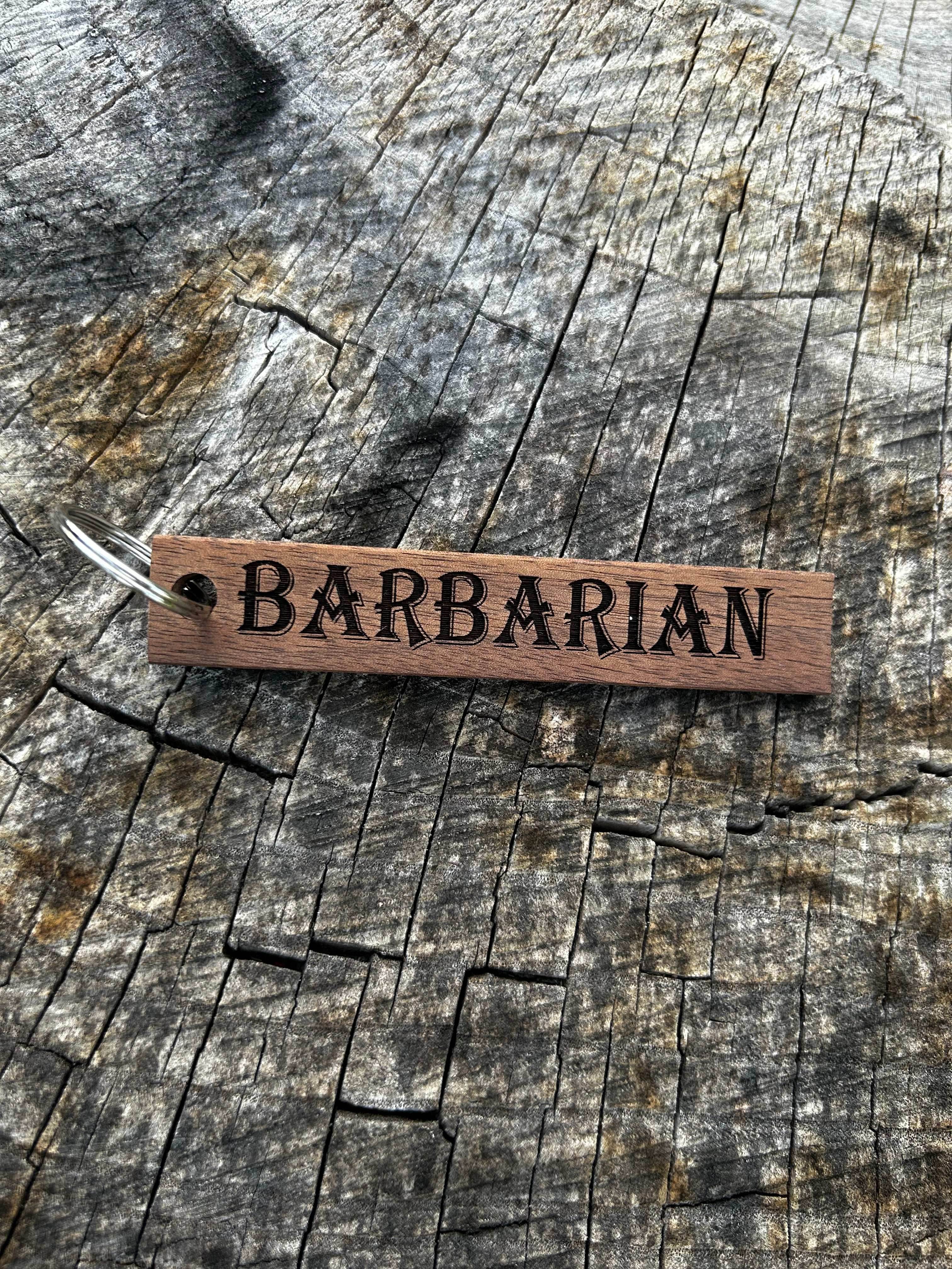 DND Character-Class Keychain - Dungeons & Dragons (Nat Twenty!)