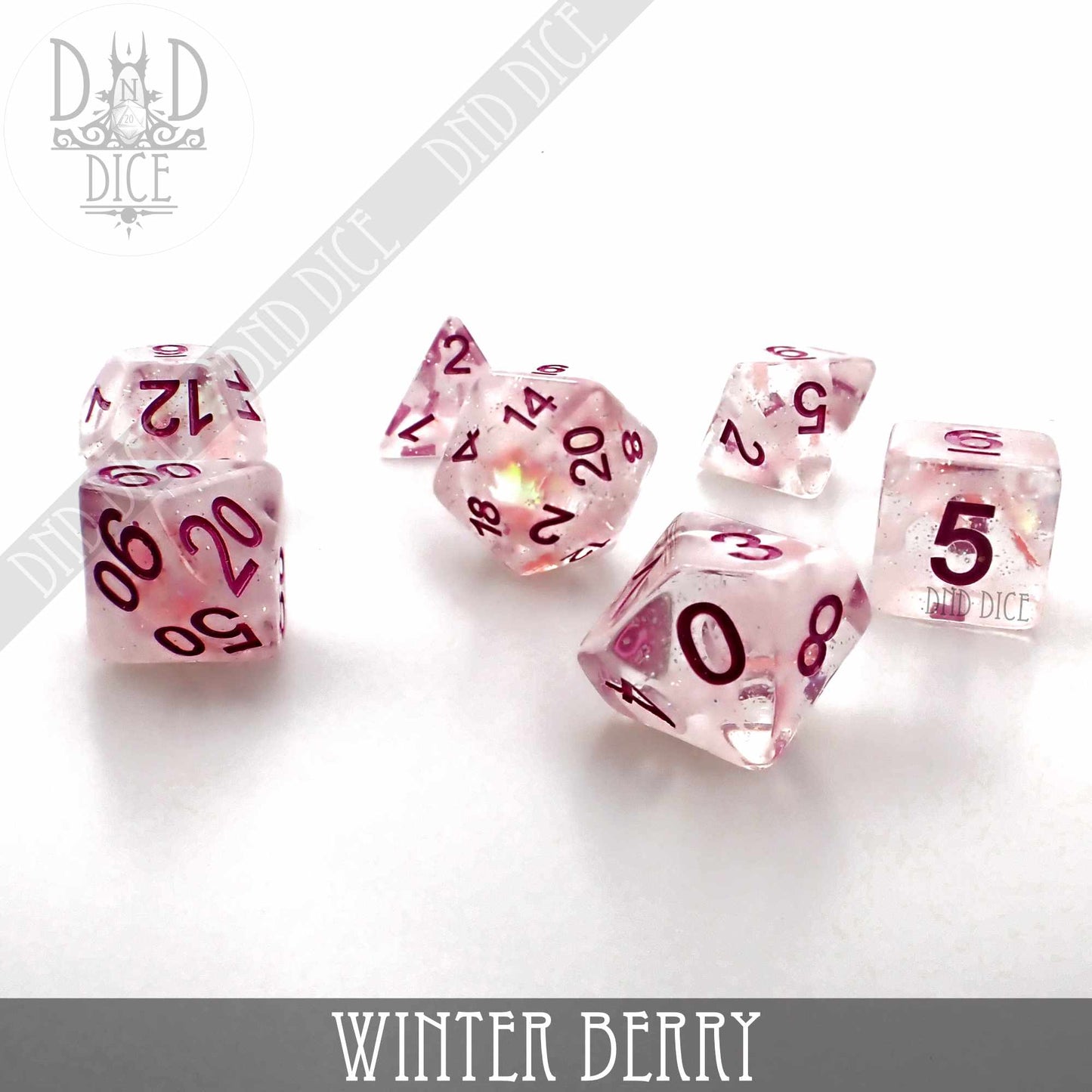 Winter Berry Dice Set