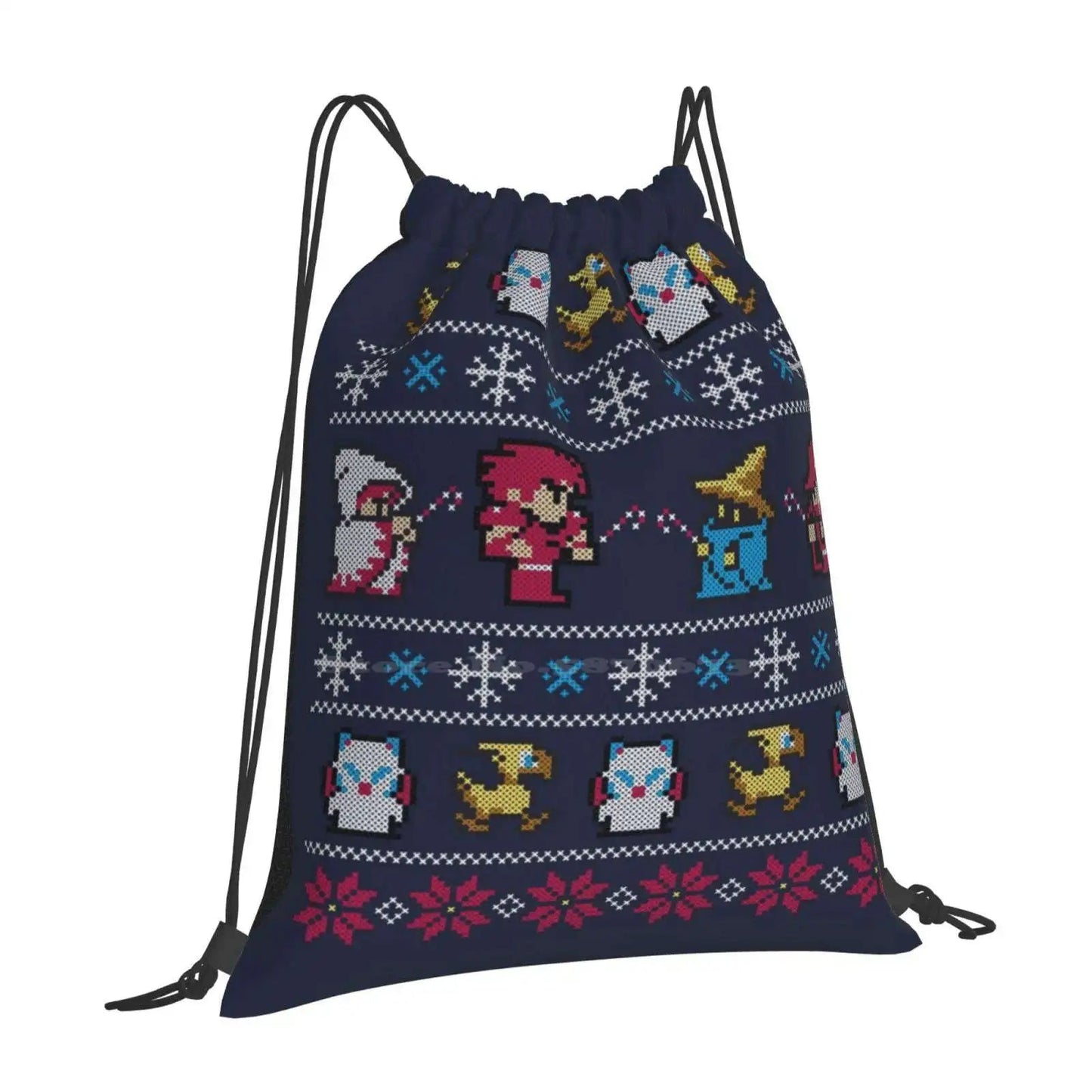 Winter Fantasy School Bag Big Capacity Backpack Laptop Video Games Videogame Gaming Gamer Old School Video Game Final Fantasy