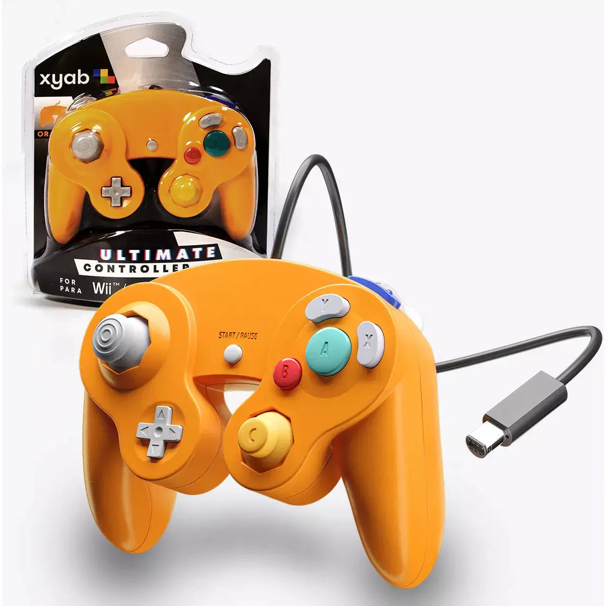 Wired Controller - Compatible With CameCube® / Wii® / Wii U® / Switch® (XYAB)