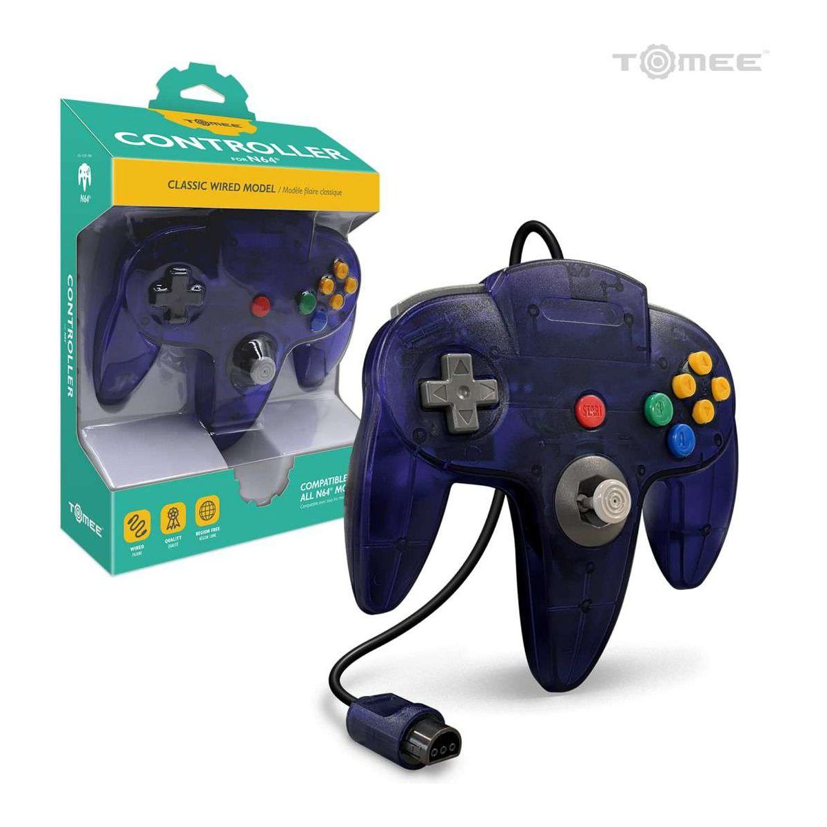 Wired Controller Compatible With N64 by Tomee