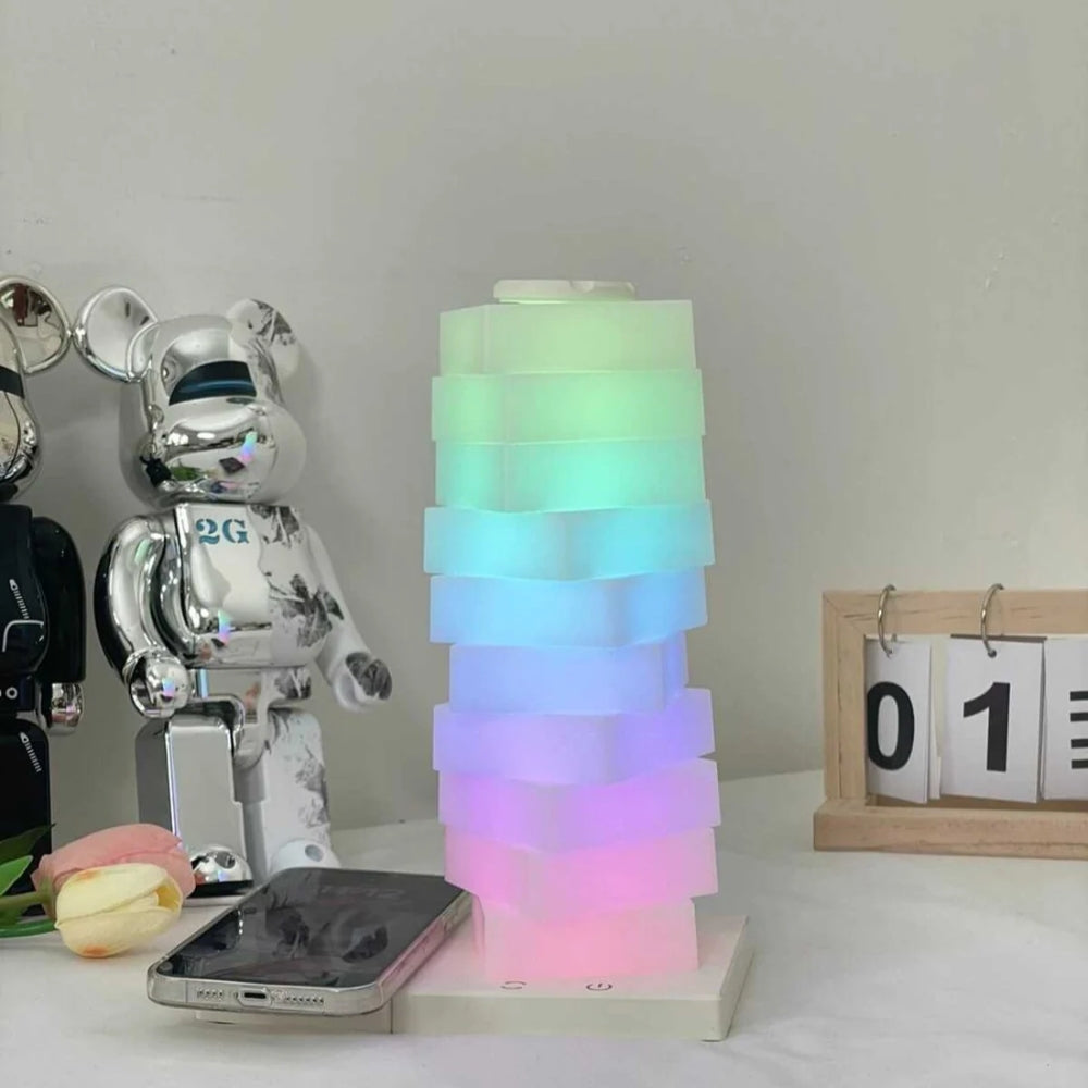 Wireless Charging Desk Lamp RGB Light With Color Changing