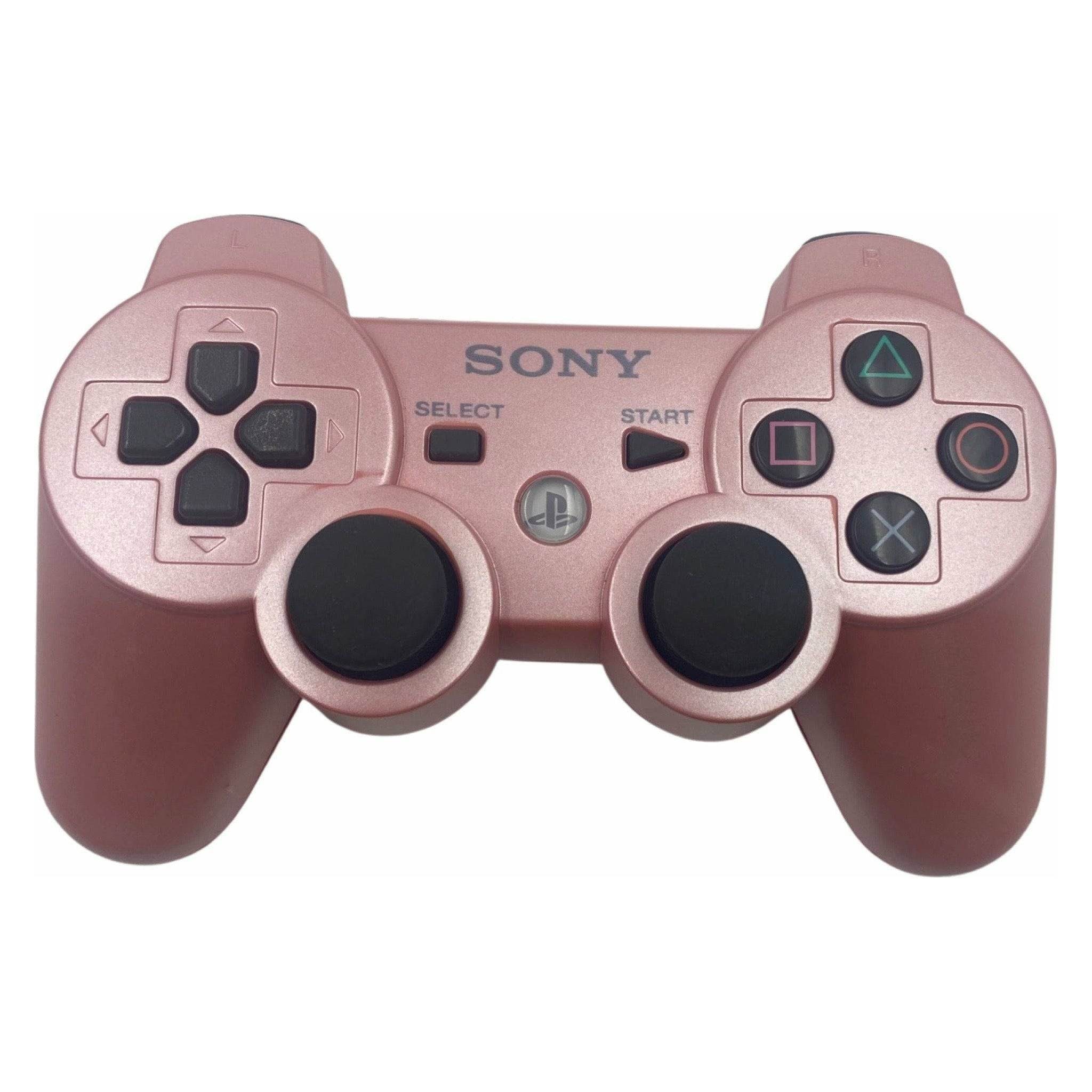 Wireless SixAxis Dual Shock 3 Official-Controller - PlayStation 3 - Pink - Refurbished