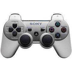 Wireless SixAxis Dual Shock 3 Official-Controller - PlayStation 3 - Silver - Refurbished