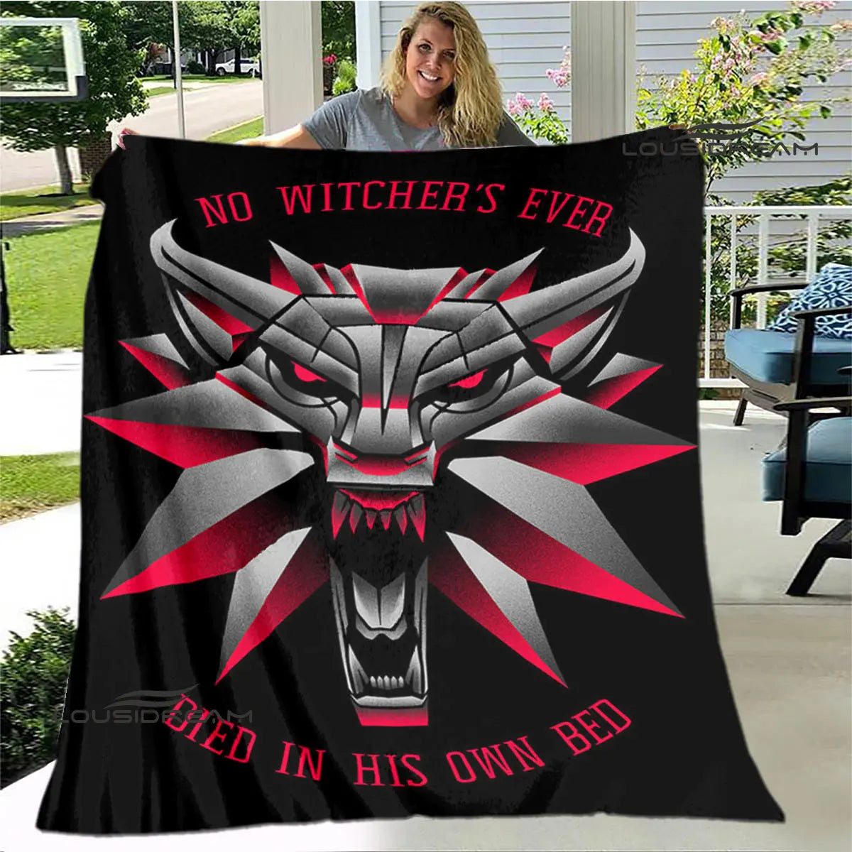 Witcher Printed blanket throw