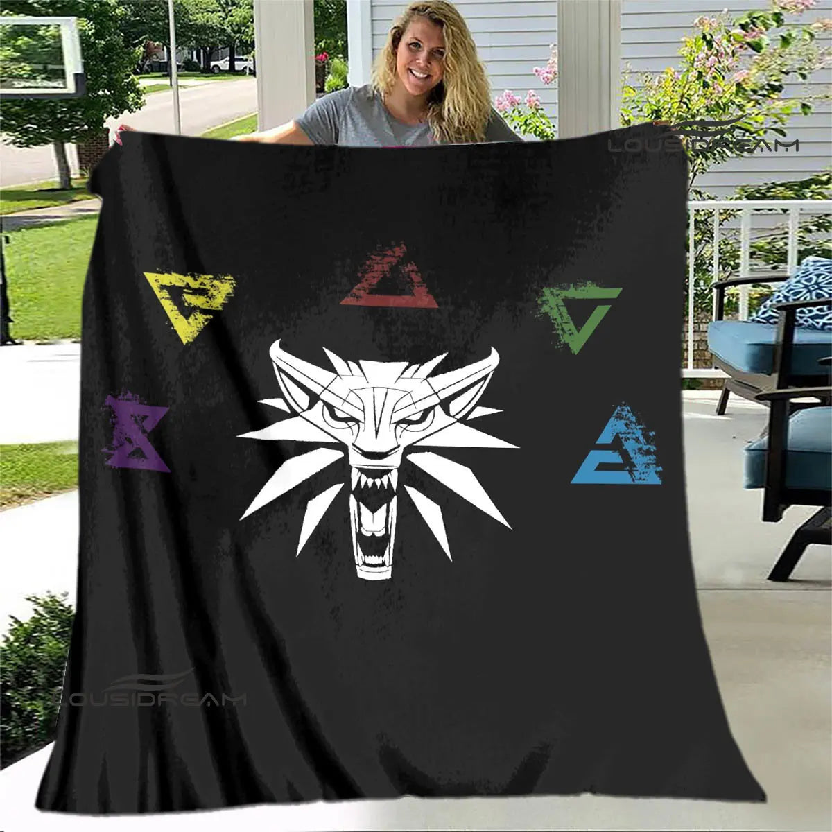 Witcher Printed blanket throw